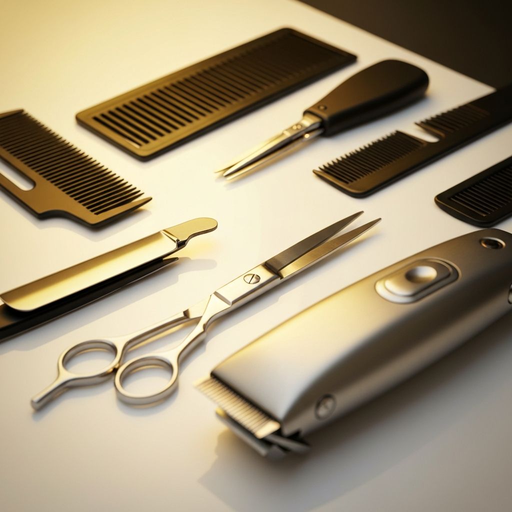 Professional barber tools